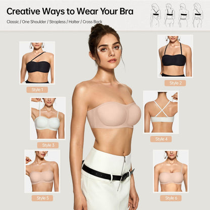 Strapless Tube Bra