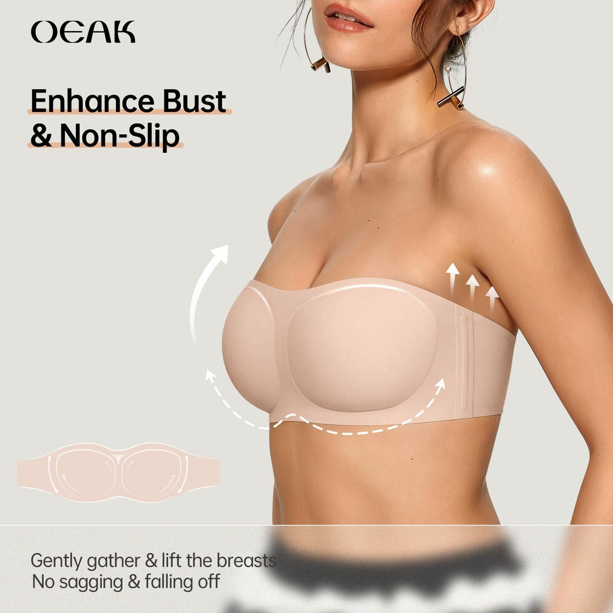 Strapless Tube Bra