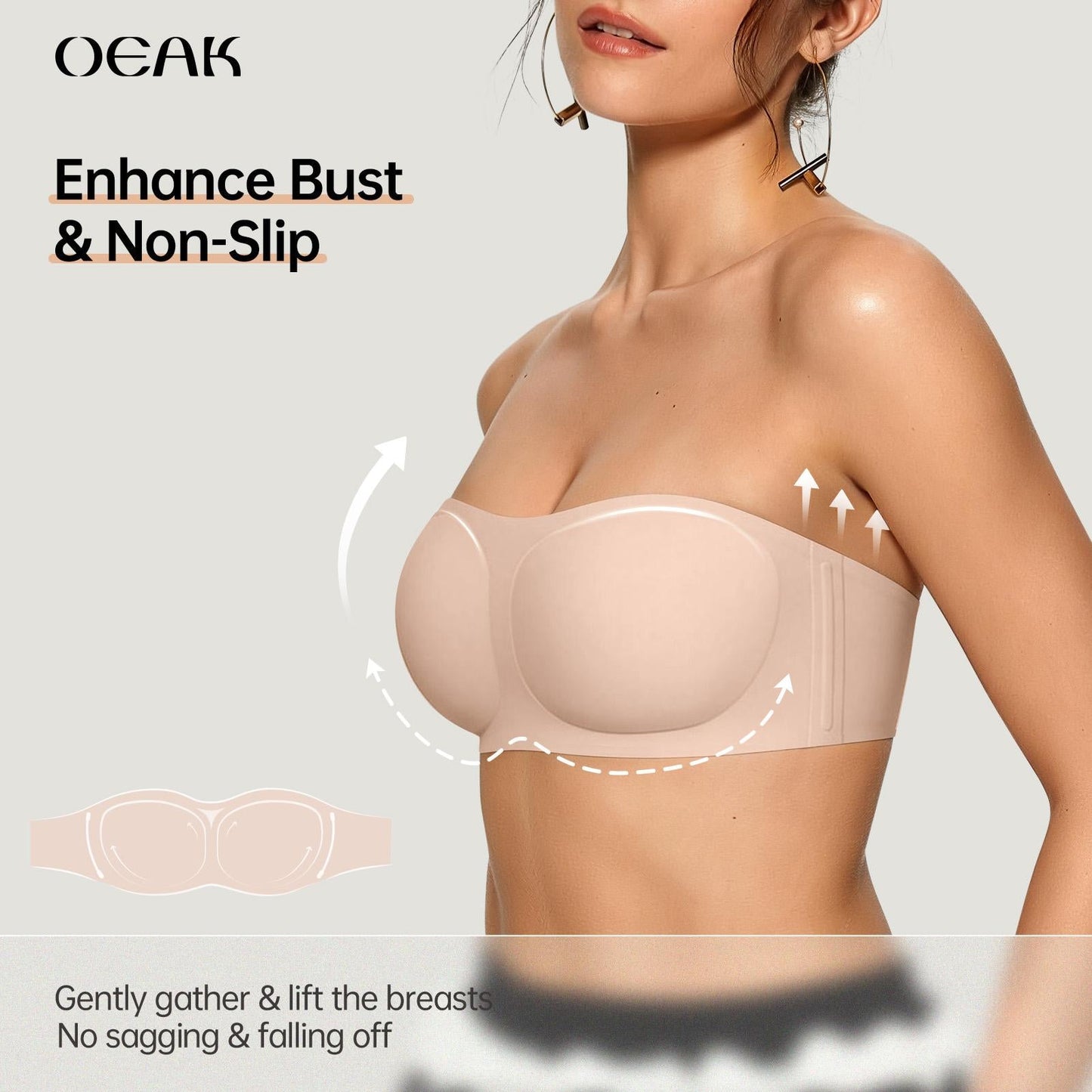 Strapless Tube Bra
